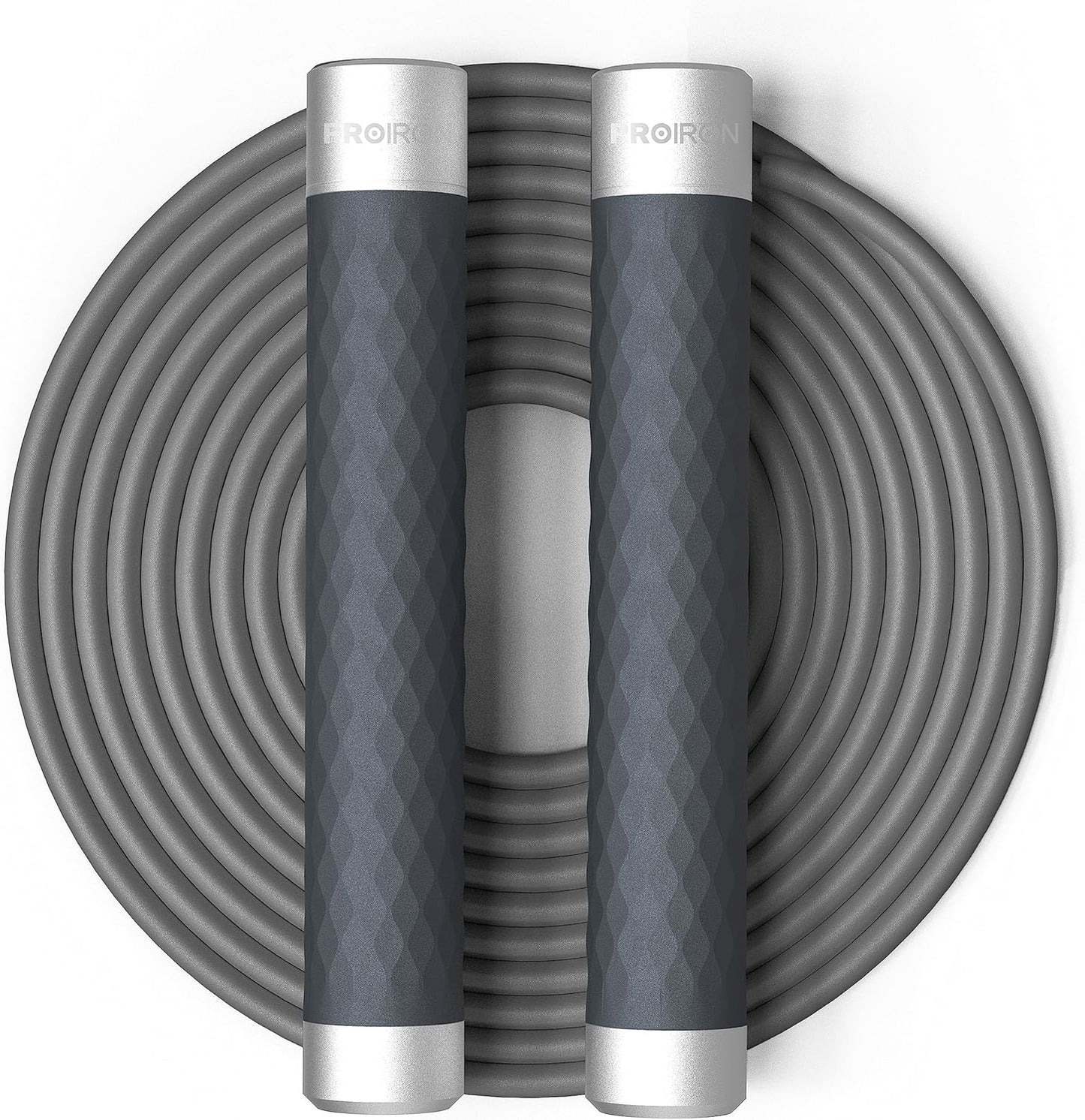 Skipping Rope Double Weighted Jump Rope 360° Swivel Ball Bearings Tangle-Free Double Fat Burning with Aluminum Handle Weighted Jumping Rope for Endurance Weight Lose Crossfit MMA Cardio & Workouts