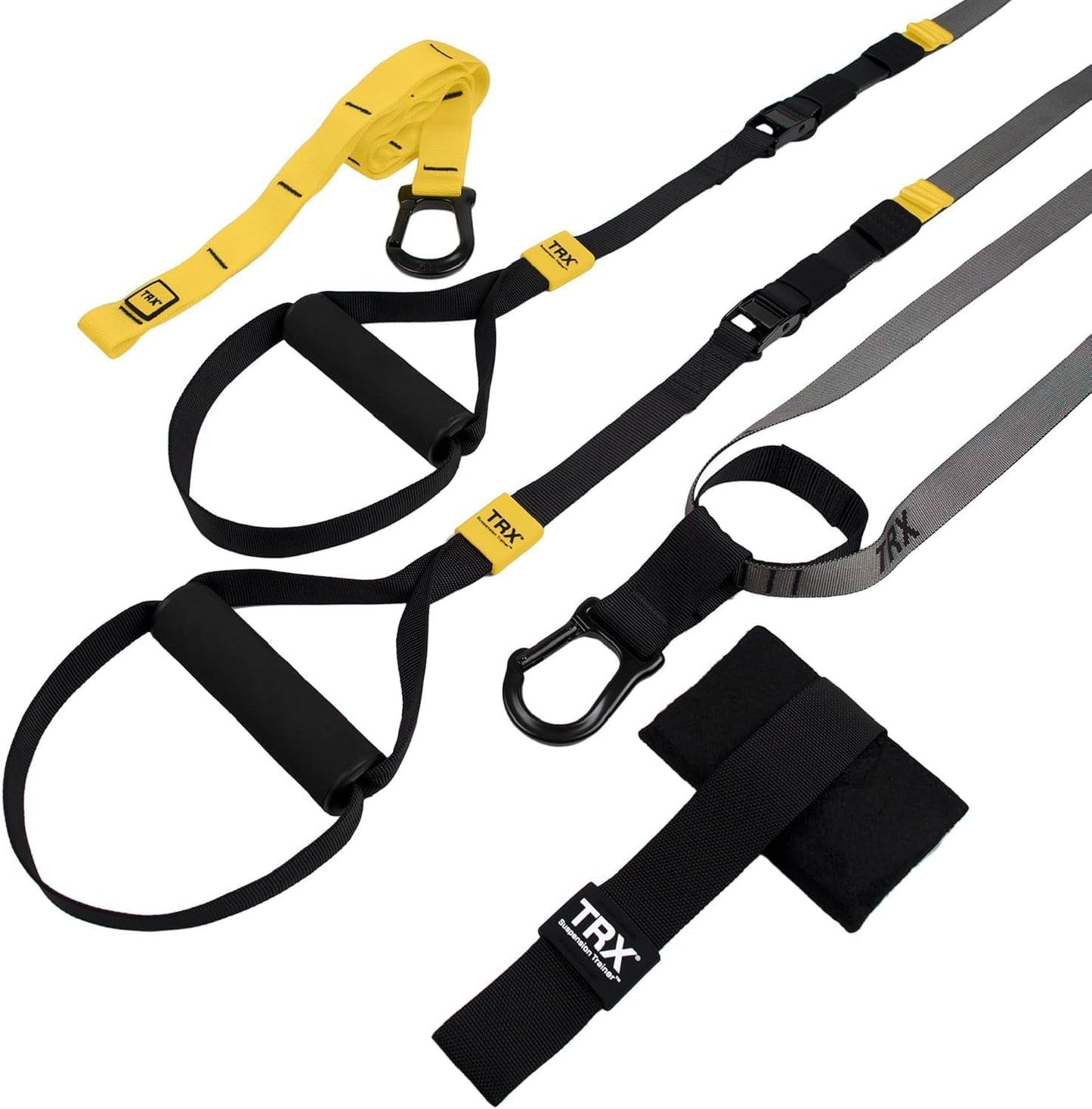 GO Suspension Trainer System: Lightweight & Portable| Full Body Workouts, All Levels & All Goals| Includes Get Started Poster, 2 Workout Guides & Indoor/Outdoor Anchors