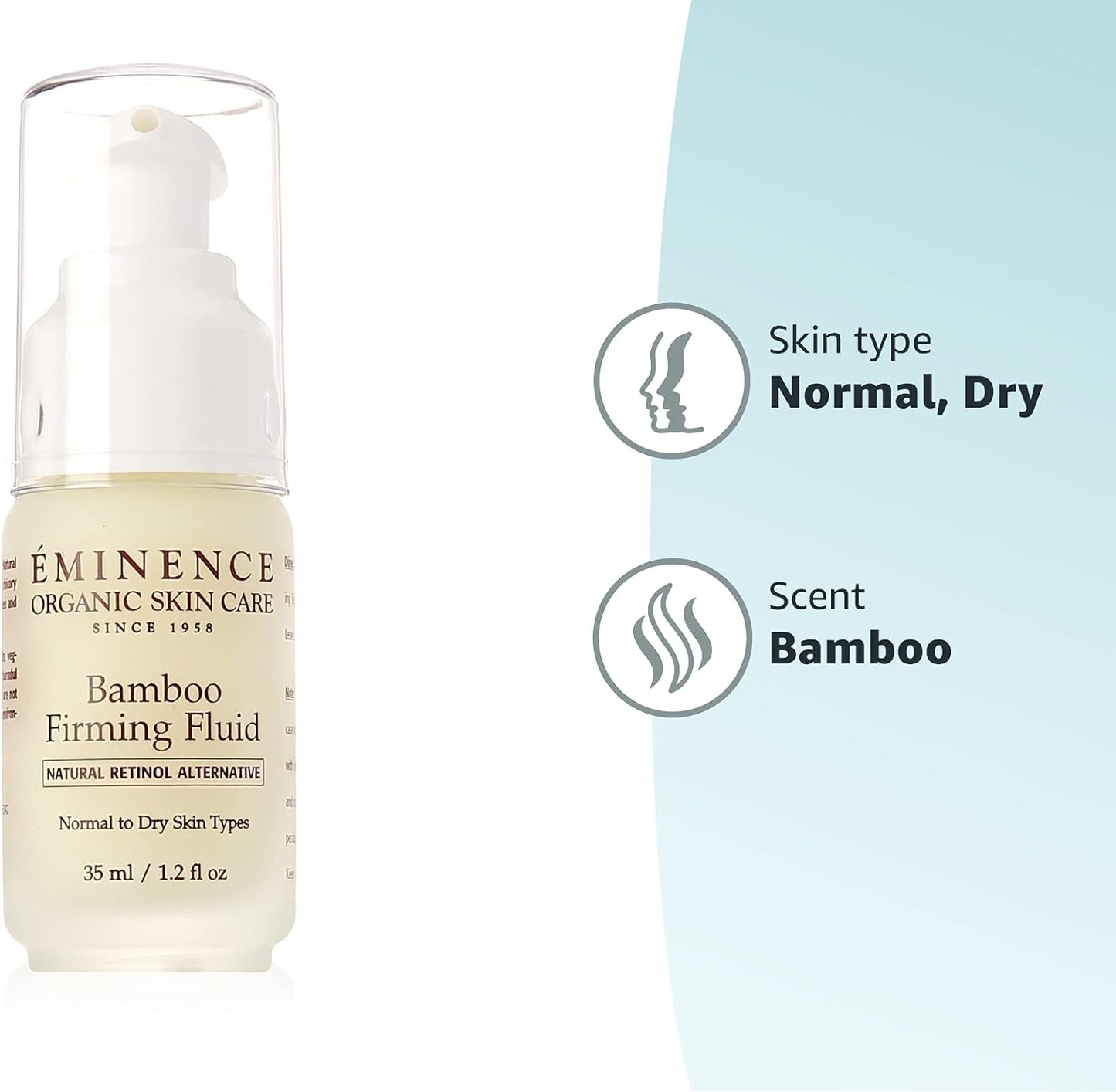 Organic Skincare Bamboo Firming Fluid, 1.2 Ounce
