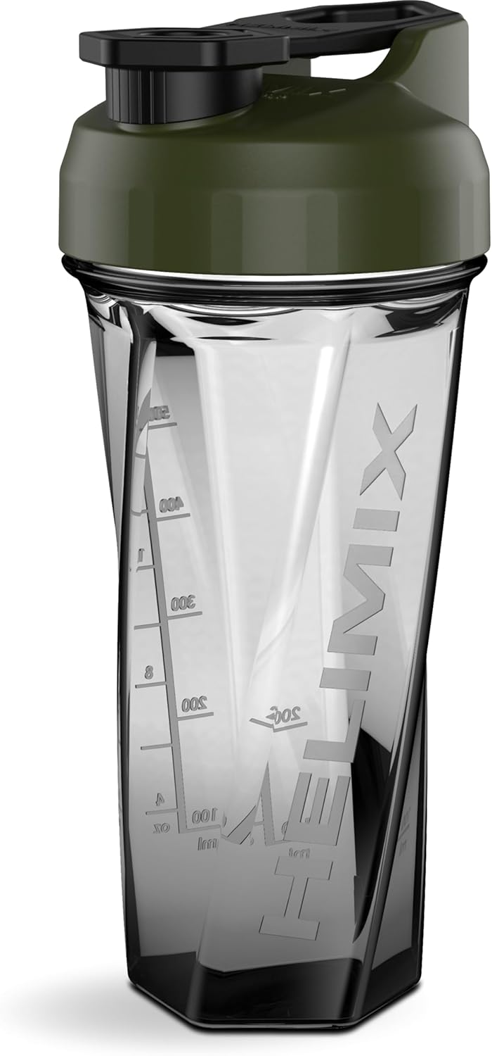 2.0 Vortex Protein Shaker Bottle, 828 Ml (28 Oz) - Portable, Leakproof Travel Gym Bottle for Protein Shakes & Workout Smoothies - No Whisks, Clumps, & Batteries - Dishwasher Safe & BPA Free