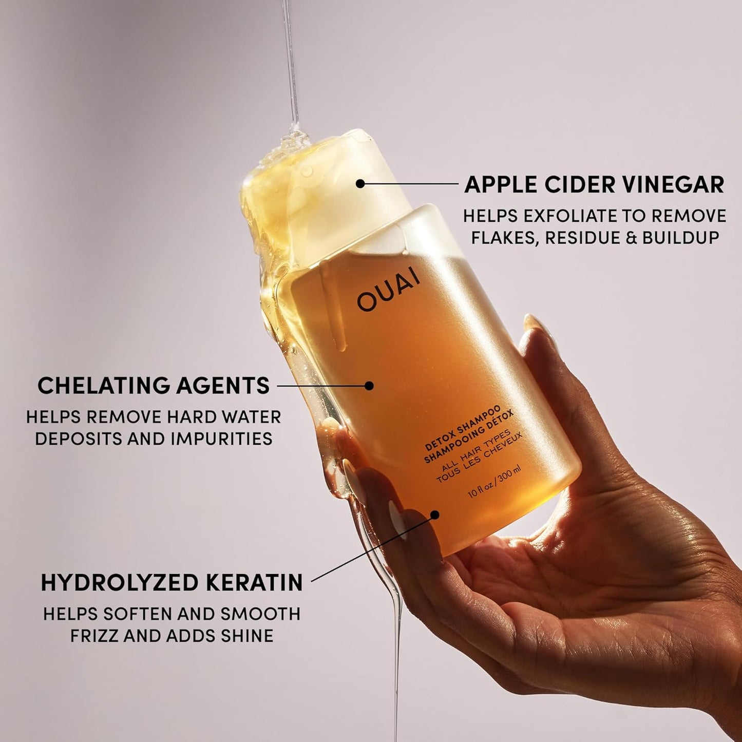Detox Shampoo. Clarifying Cleanse for Dirt, Oil, Product and Hard Water Buildup. Get Back to Super Clean, Soft and Refreshed Locks. Free from Parabens, Sulphates and Phthalates (300Ml)