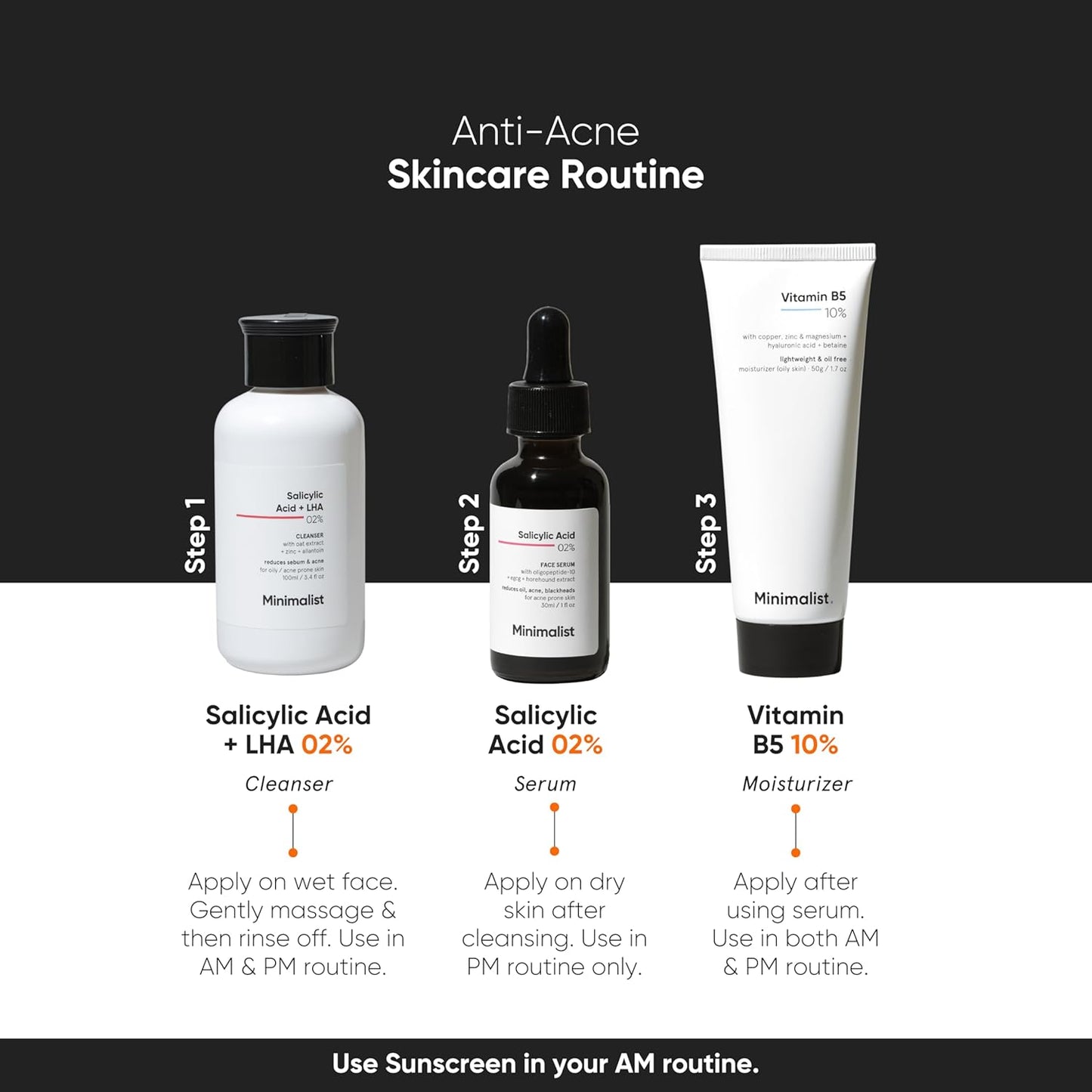 2% Salicylic Acid Serum for Acne, Blackheads & Open Pores | Reduces Excess Oil & Bumpy Texture | BHA Based Exfoliant for Acne Prone or Oily Skin, 30Ml1 Fl Oz (Pack of 1)