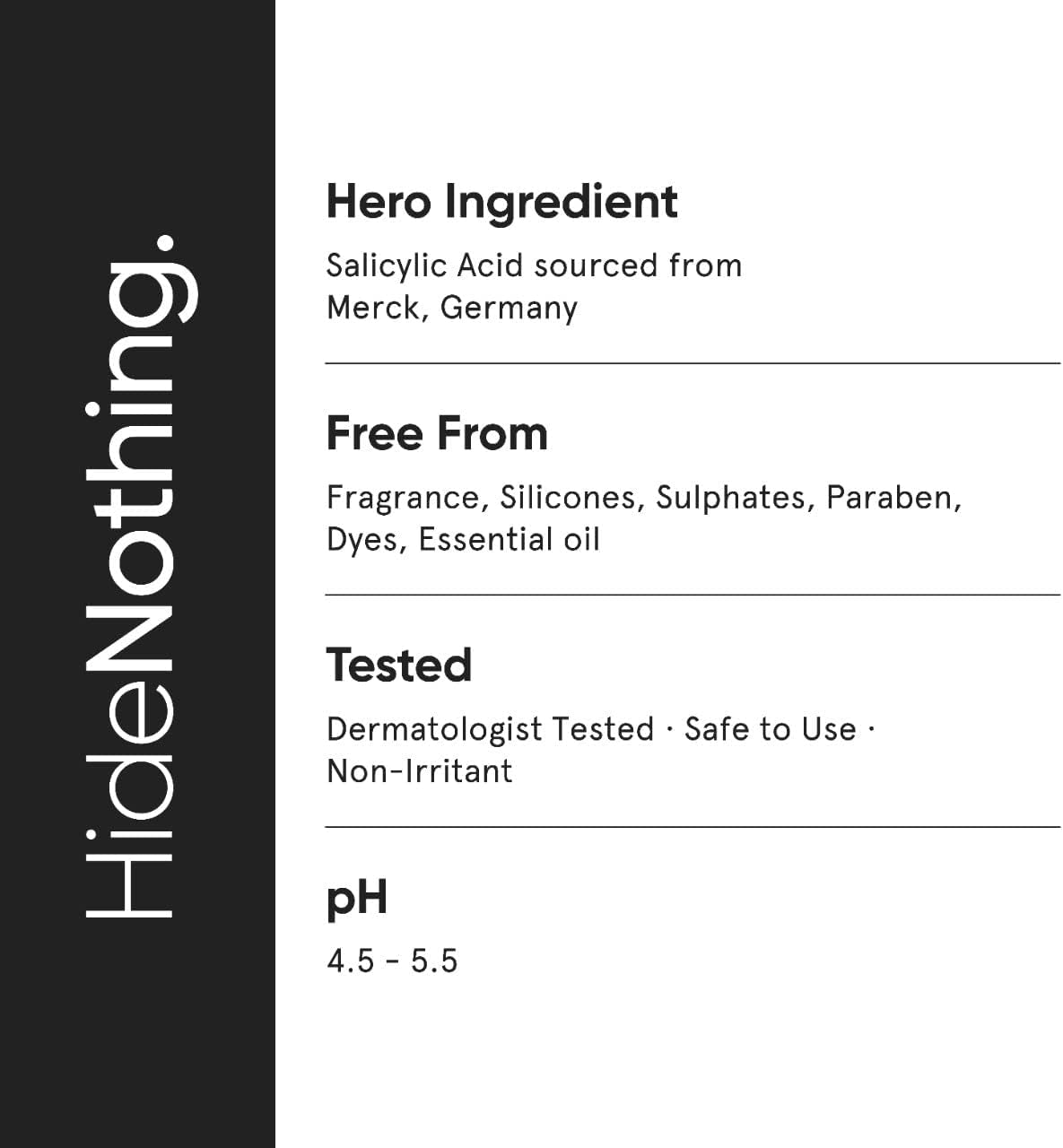 2% Salicylic Acid Face Wash for Oily & Acne Prone Skin | Sulphate Free | anti Acne Face Wash with LHA & Zinc for Men & Women, 100 Ml 3.4Oz (Pack of 1)