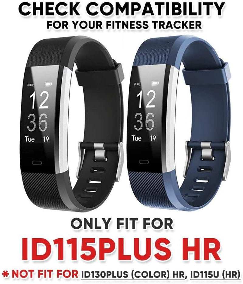 Id115Plus HR Band for Letscom, Lintelek, Letsfit Id115Plus HR Fitness Tracker