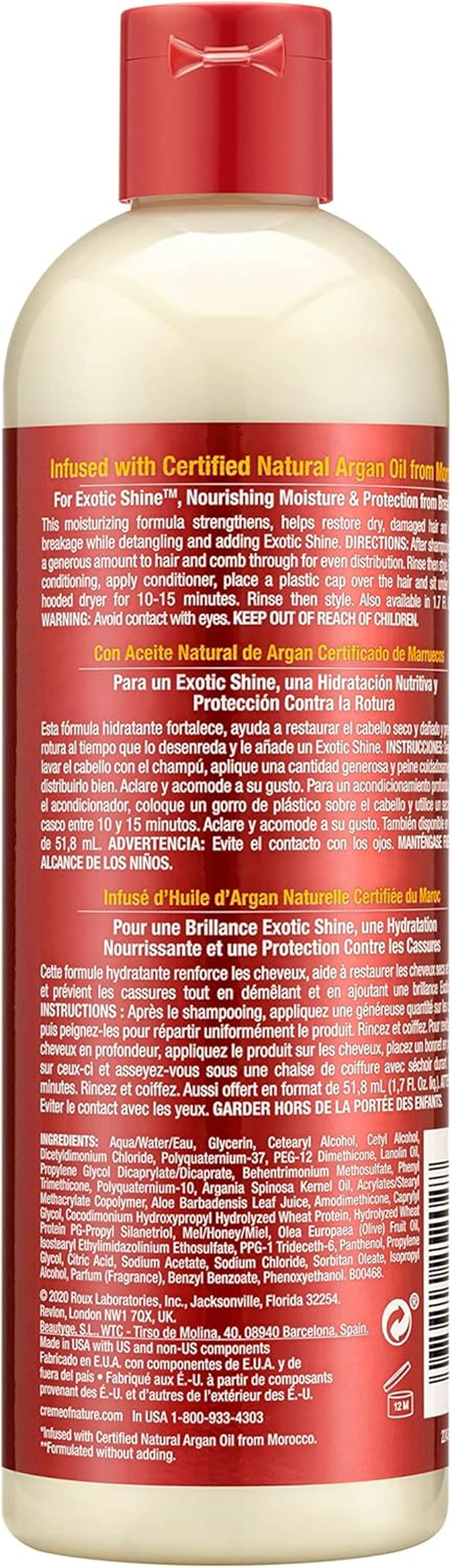Argan Oil Intensive Conditioning Treatment, 12 Ounce