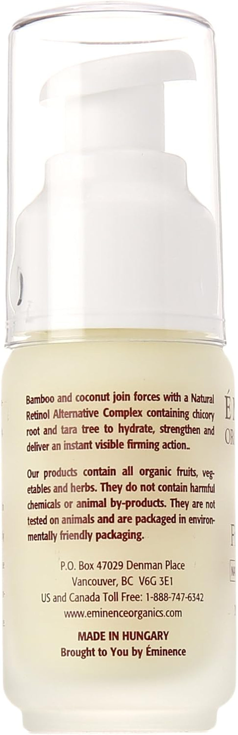 Organic Skincare Bamboo Firming Fluid, 1.2 Ounce