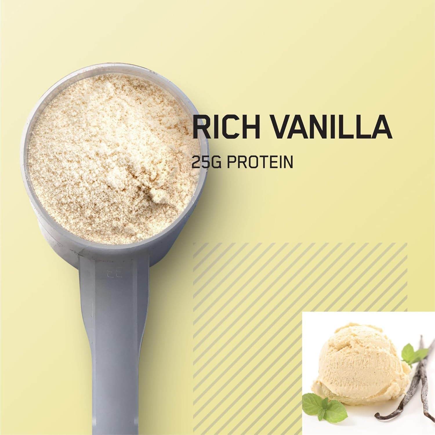 Gold Standard 100% Isolate Protein Powder, Vanilla Flavour, 1.36Kg - [2024/2025 Plastic Neck Band Packaging May Vary]