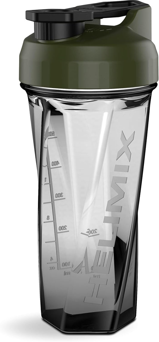 2.0 Vortex Protein Shaker Bottle, 828 Ml (28 Oz) - Portable, Leakproof Travel Gym Bottle for Protein Shakes & Workout Smoothies - No Whisks, Clumps, & Batteries - Dishwasher Safe & BPA Free