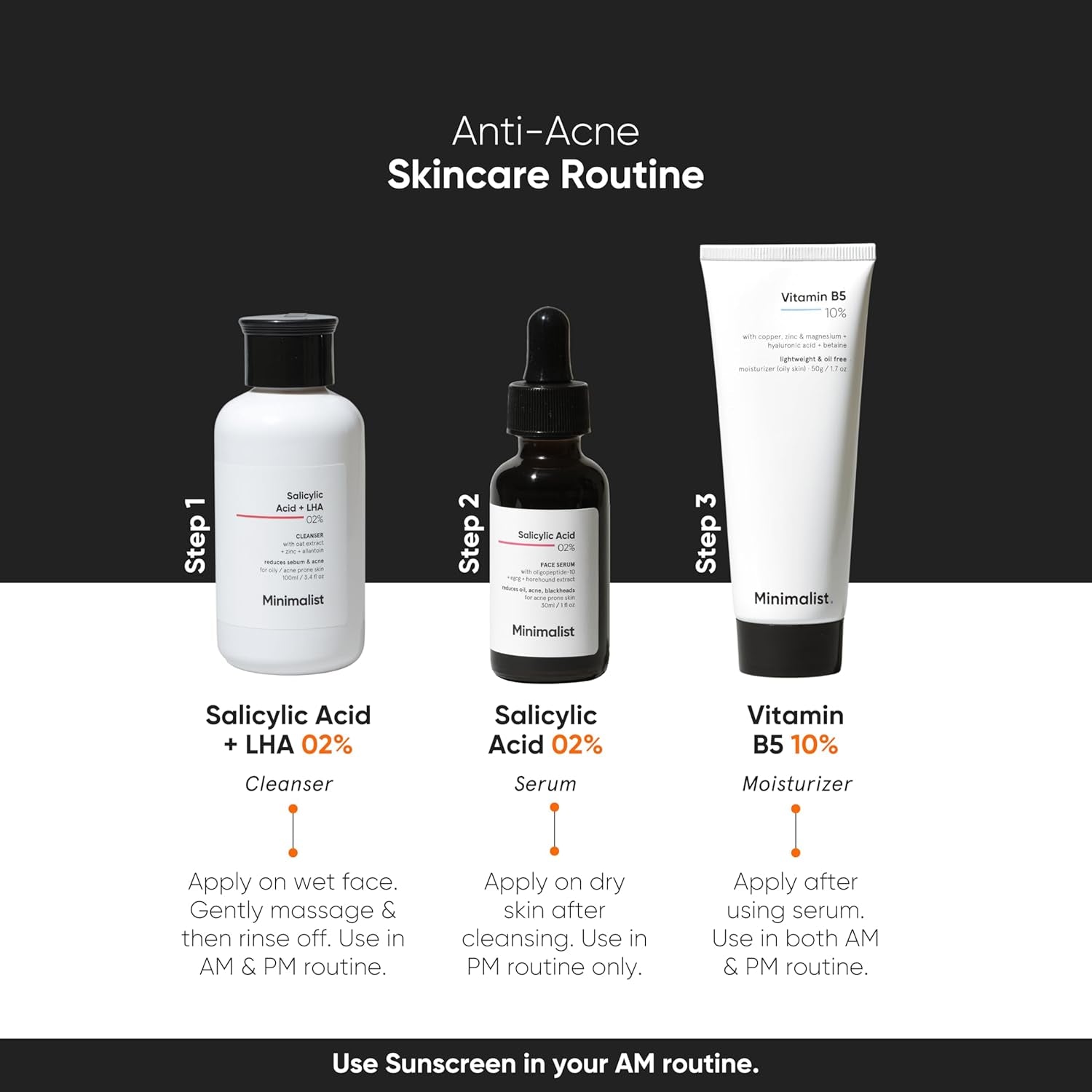 2% Salicylic Acid Serum for Acne, Blackheads & Open Pores | Reduces Excess Oil & Bumpy Texture | BHA Based Exfoliant for Acne Prone or Oily Skin, 30Ml1 Fl Oz (Pack of 1)