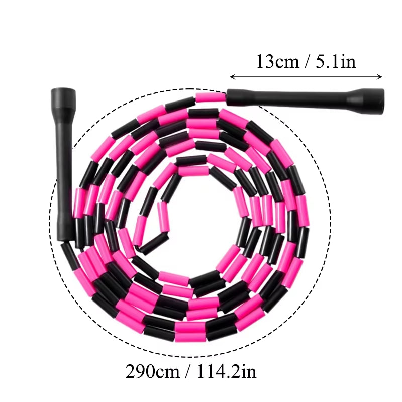 290CM Nylon Jump Rope Wear-Resistant Sport Jump Rope Adjustable Professional Skipping Ropes Children Portable Cardio Equipment