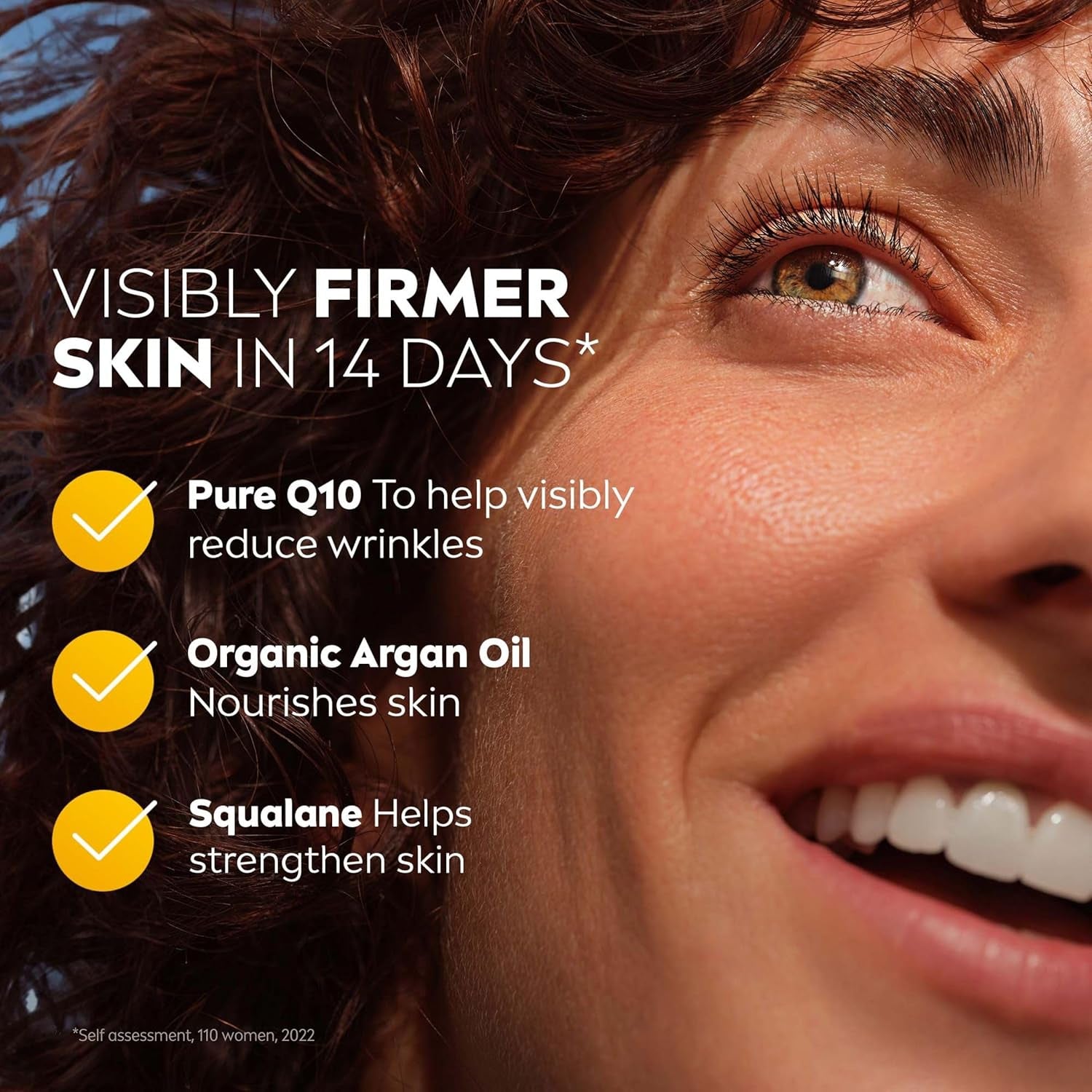 Q10 Anti-Ageing Night Cream 50Ml | with Q10 and Argan Oil | Hydrating Formula | 24-Hour Nourishment | Reduces Wrinkles & Fine Lines | Promotes Skin Firmness | Replenishes Mature Skin