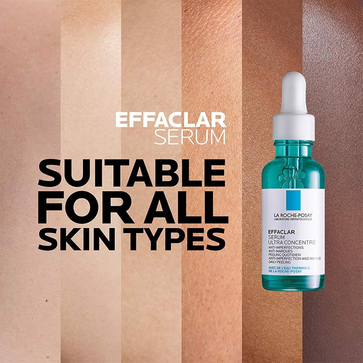 La Roche-Posay Ultra Concentrated Serum, Anti-Imprefections and Marks, for Acne Prone Skin, Effaclar, 30Ml